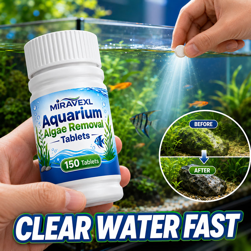 Aquarium Plant Live - MIRAVEXL 150 Aquarium Algae Removal Tablets,