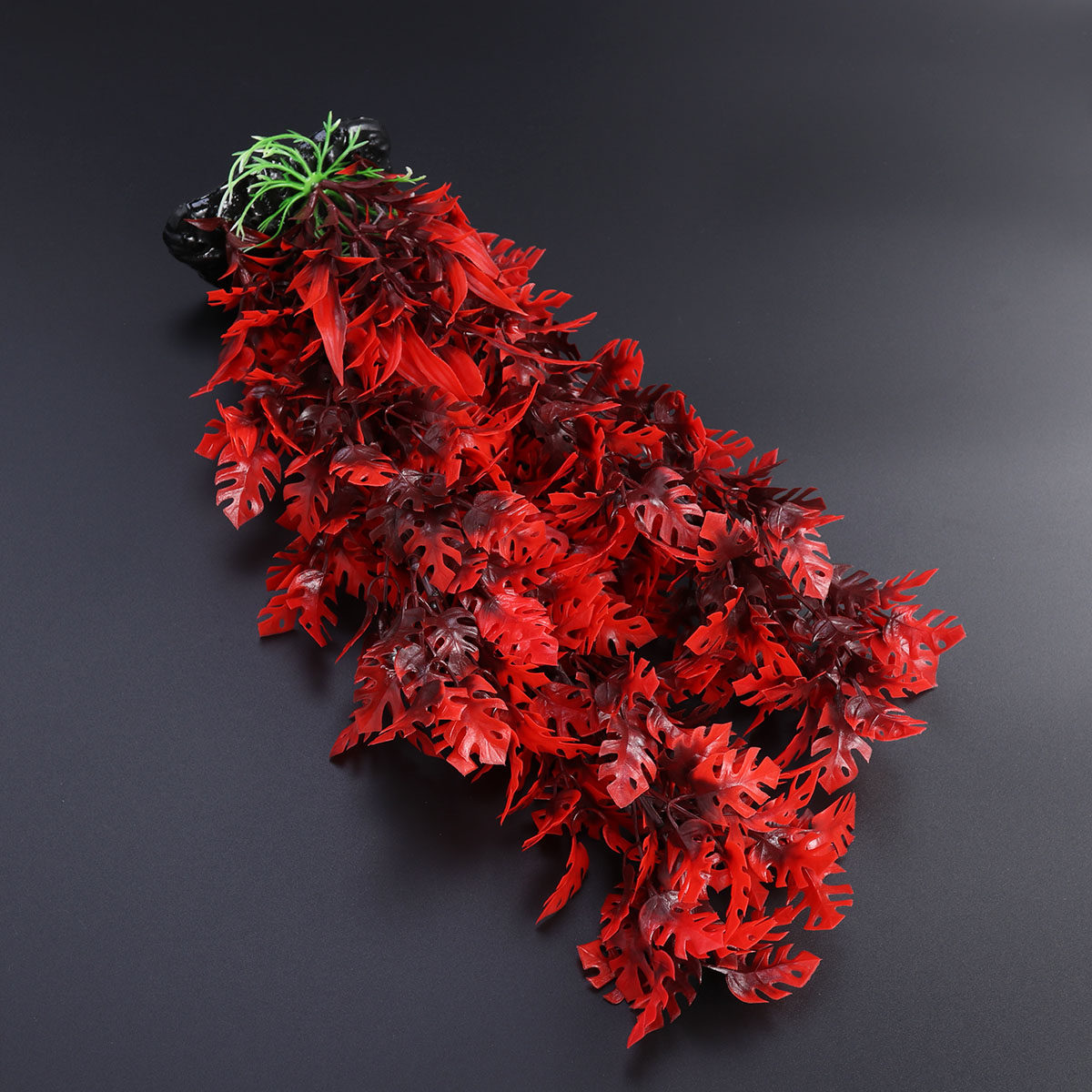 Aquarium Plant Red - 40Cm Red Leaf Artificial Water Plants
