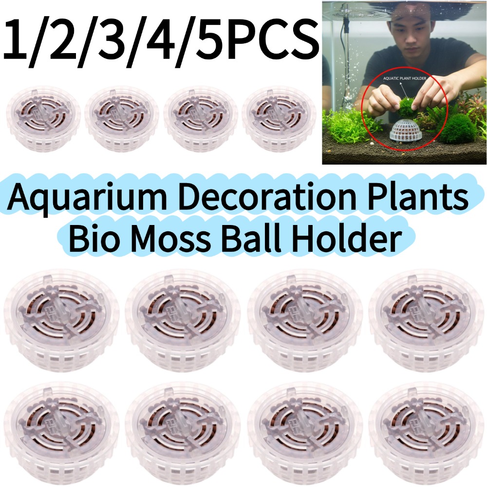 Aquarium Plant Red - 1-5PCS Aquarium Decoration Plants Bio Moss