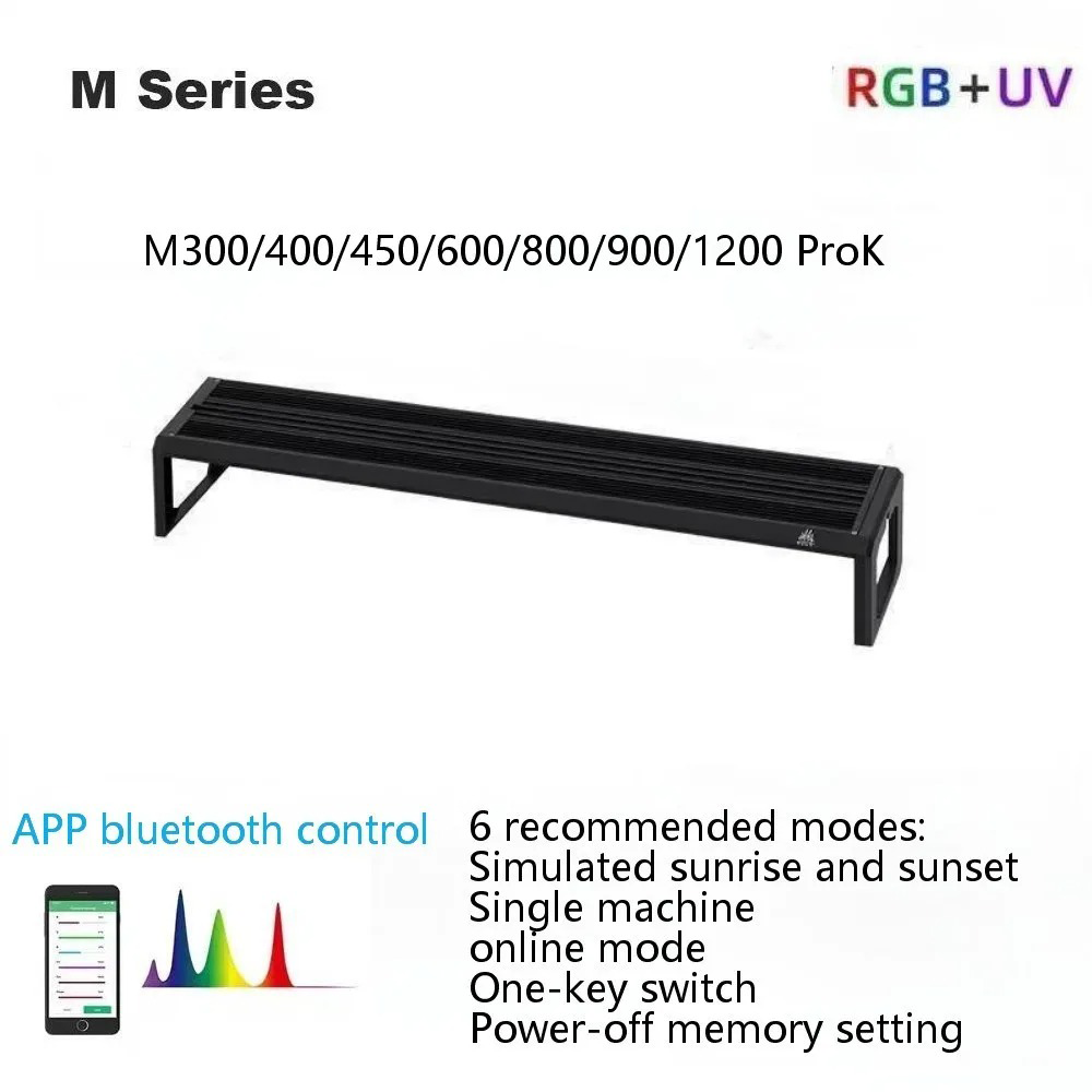 Aquarium Plant Growing - Week Aqua M Series RGB+UV Water