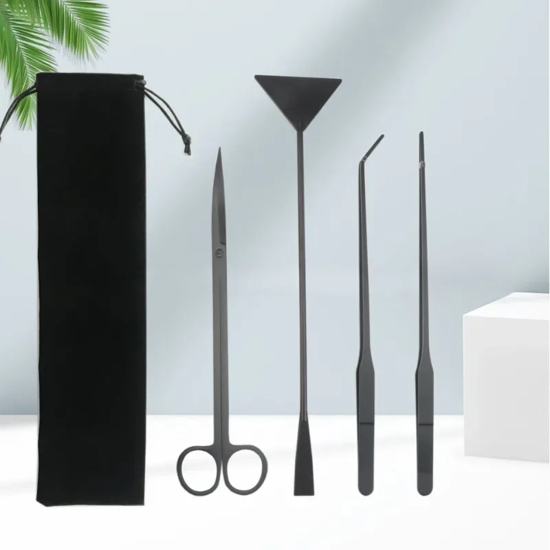 Planted Aquarium Maintenance Kit - Water Grass Scissors Set Four Pieces
