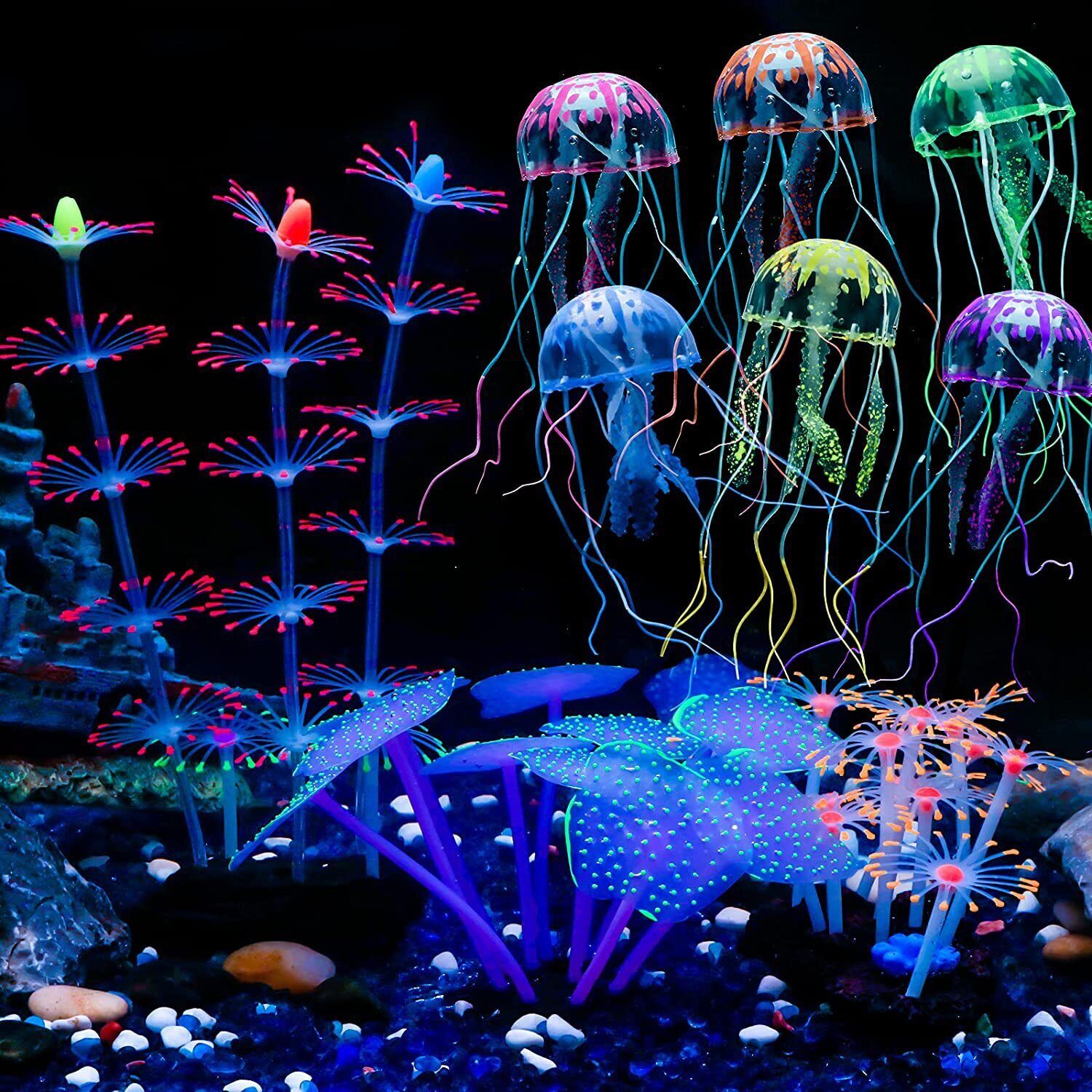 Silicone Glowing Landscape Art - Aquarium Plant Live ulasan dan harga