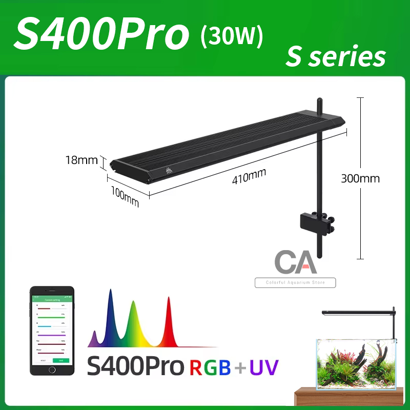 WEEK AQUA S Series RGB+UV Full - Aquarium Plant Live ulasan dan harga