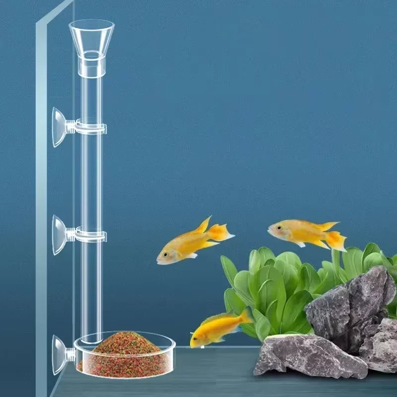 Aquarium Glass Feeding Tube &  - Aquarium Plant Red ulasan dan harga