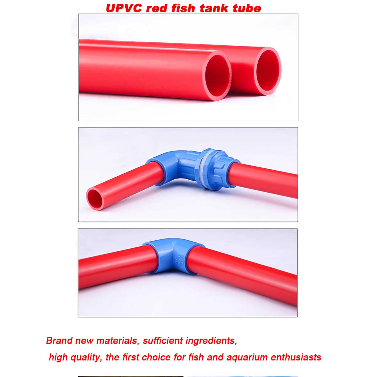 20~50mm UPVC Tube Aquarium Fis - Aquarium Plant Red ulasan dan harga