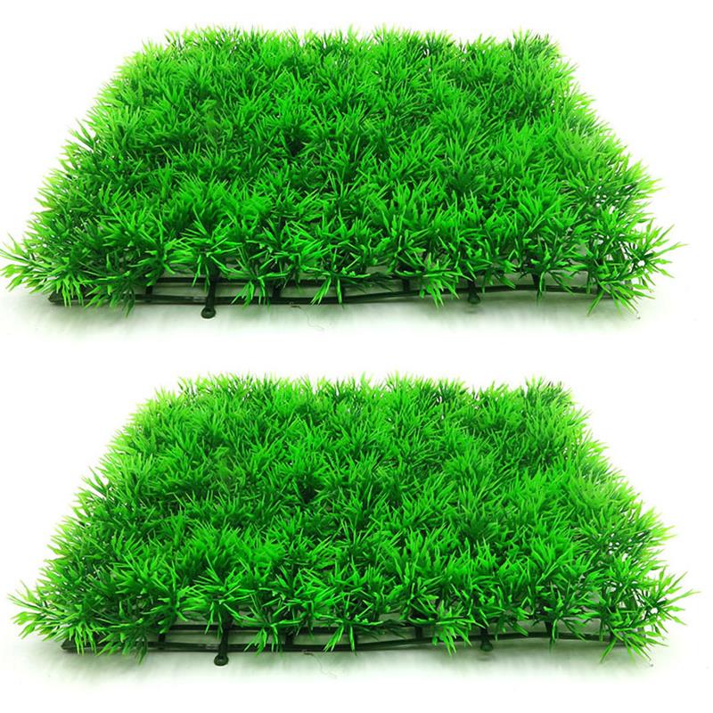 Artificial Green Grass Plant L - Planted Aquarium Materials ulasan dan harga