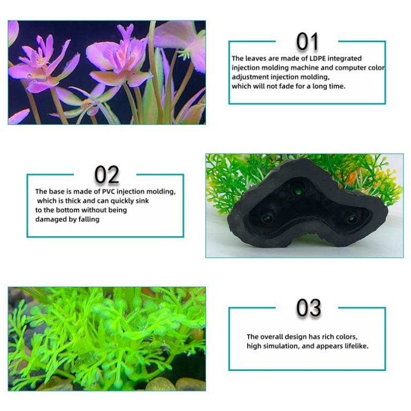 1PCS Aquarium Decor Set - Vibr - Planted Aquarium Materials ulasan dan harga
