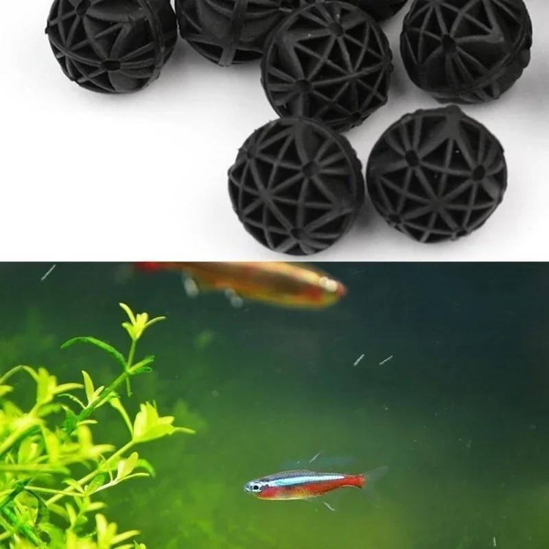 50Pcs 16mm Aquarium Bio Filter - Planted Aquarium Media ulasan dan harga