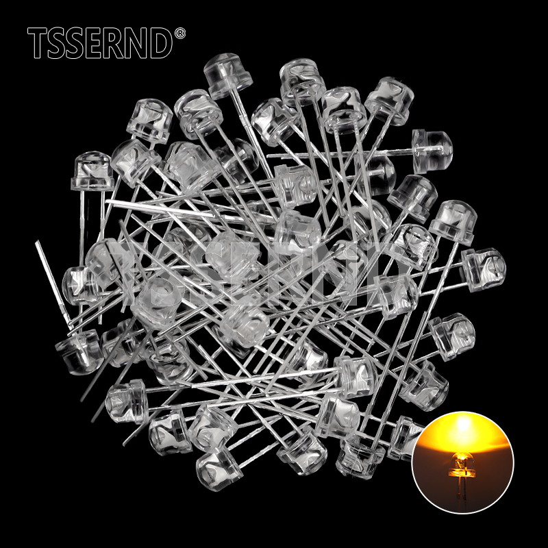 50pcs 5mm Straw Hat LED Super  - Ludwigia Super Red ulasan dan harga