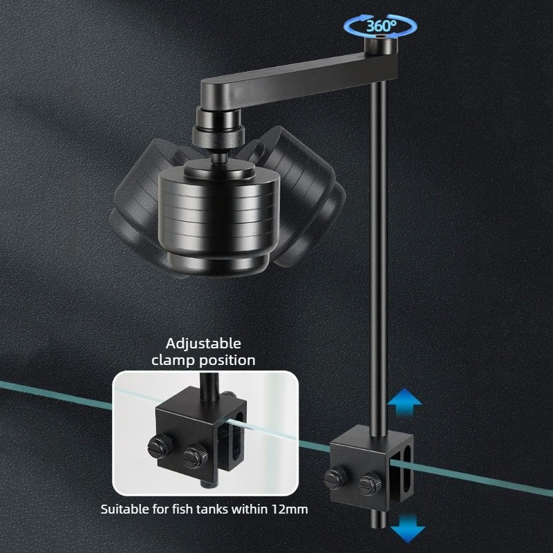 Fish Tank Light LED 3 Colors W - Aquarium Plant Iron ulasan dan harga