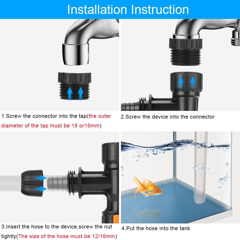 Bucket-Free Aquarium Water Cha - Planted Aquarium Maintenance Kit ulasan dan harga