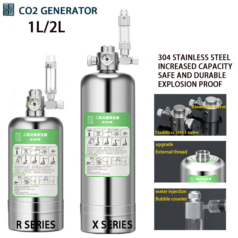 ZRDR Aquarium CO2 Generator Sy - Planted Aquarium Materials ulasan dan harga