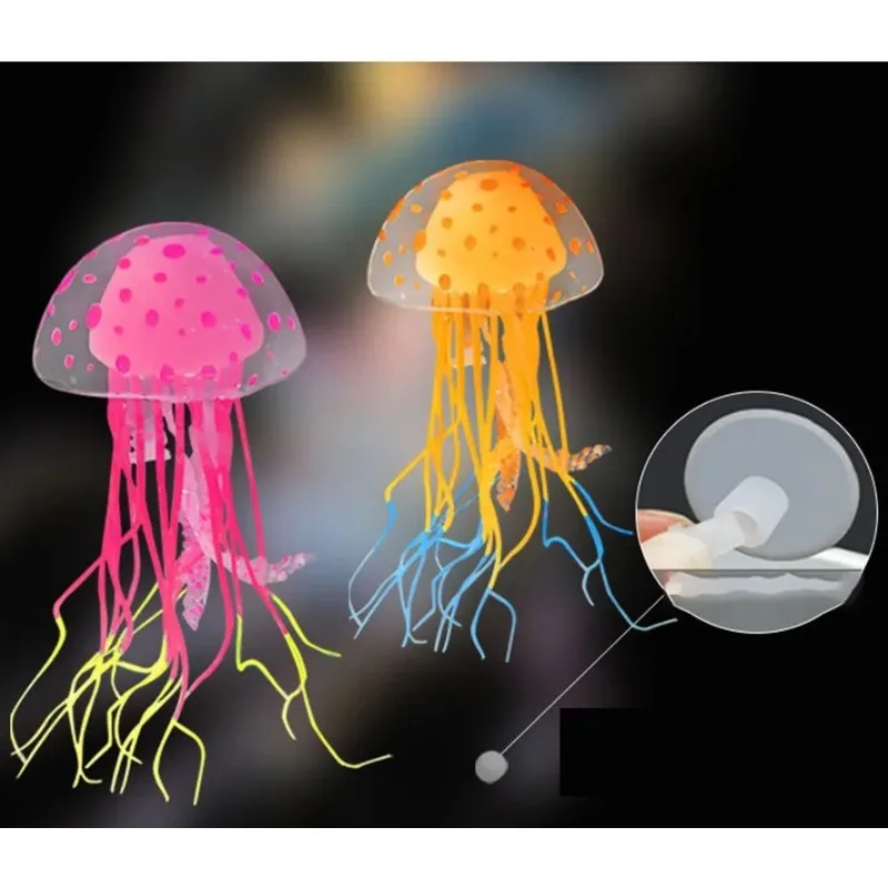 Artificial Swim Luminous Jelly - Aquarium Plant Live ulasan dan harga