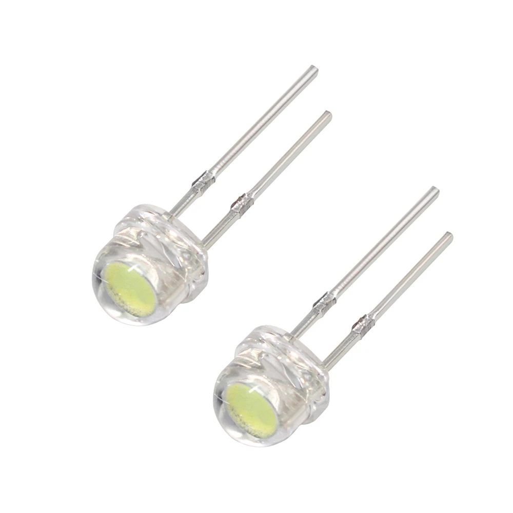 50PCS Straw Hat LED Diode 5MM  - Ludwigia Super Red ulasan dan harga