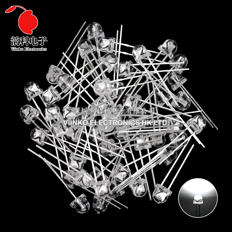 50pcs 5mm Straw Hat LED Super  - Ludwigia Super Red ulasan dan harga