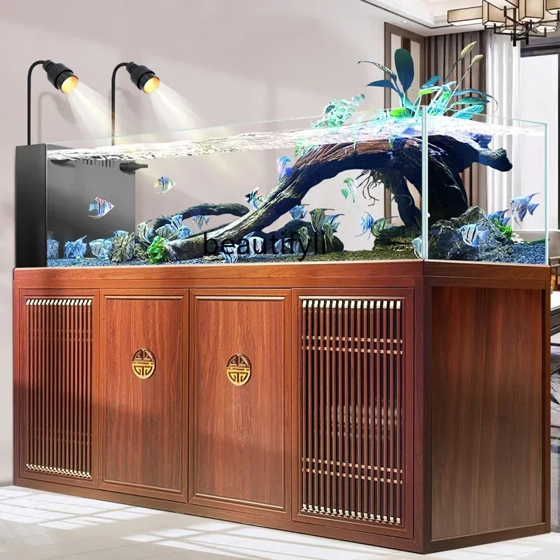 New Chinese-style stream tank  - Planted Aquarium Materials ulasan dan harga