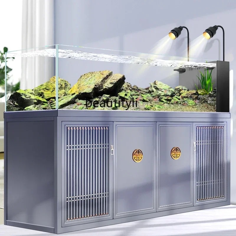 New Chinese-style stream tank  - Planted Aquarium Materials ulasan dan harga