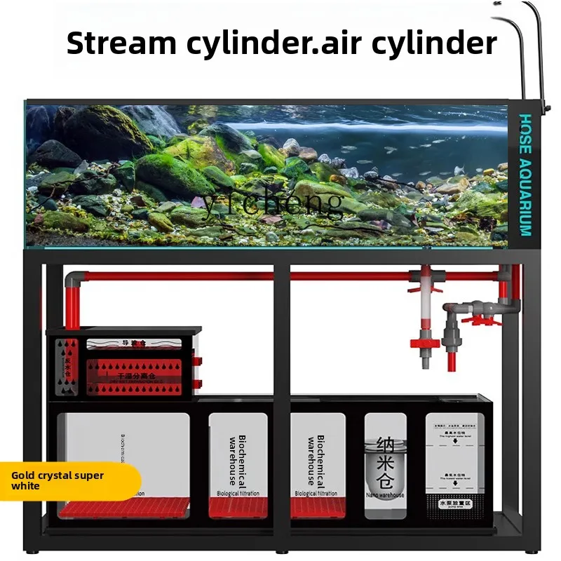 L14 fish tank ultra-white glas - Aquarium Plant Live ulasan dan harga