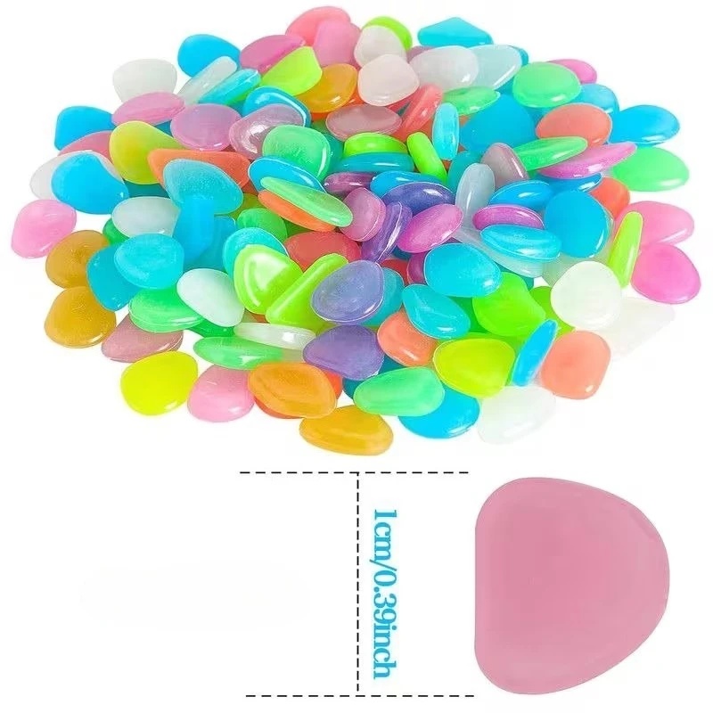 50-200pcs Glow in The Dark Peb - Planted Aquarium Mini ulasan dan harga