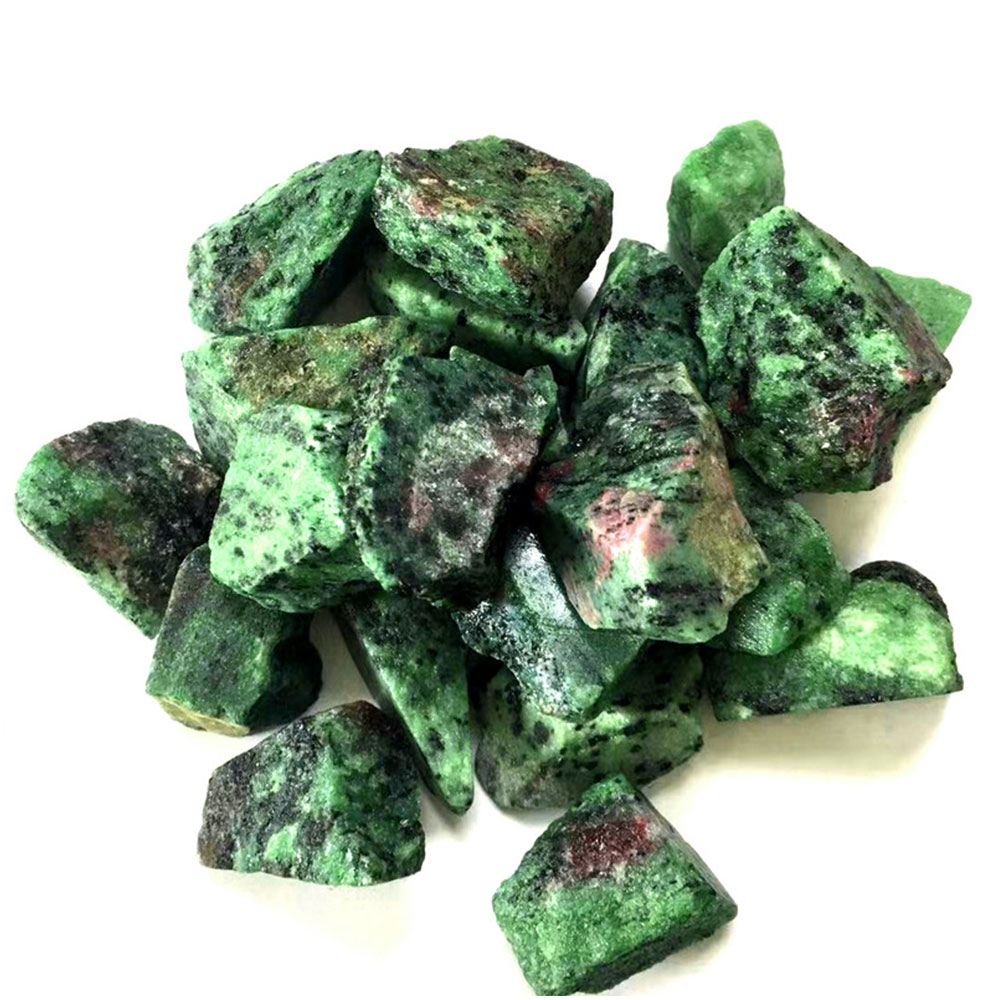 1pc Natural Red Green Zoisite  - Aquarium Plant Red ulasan dan harga