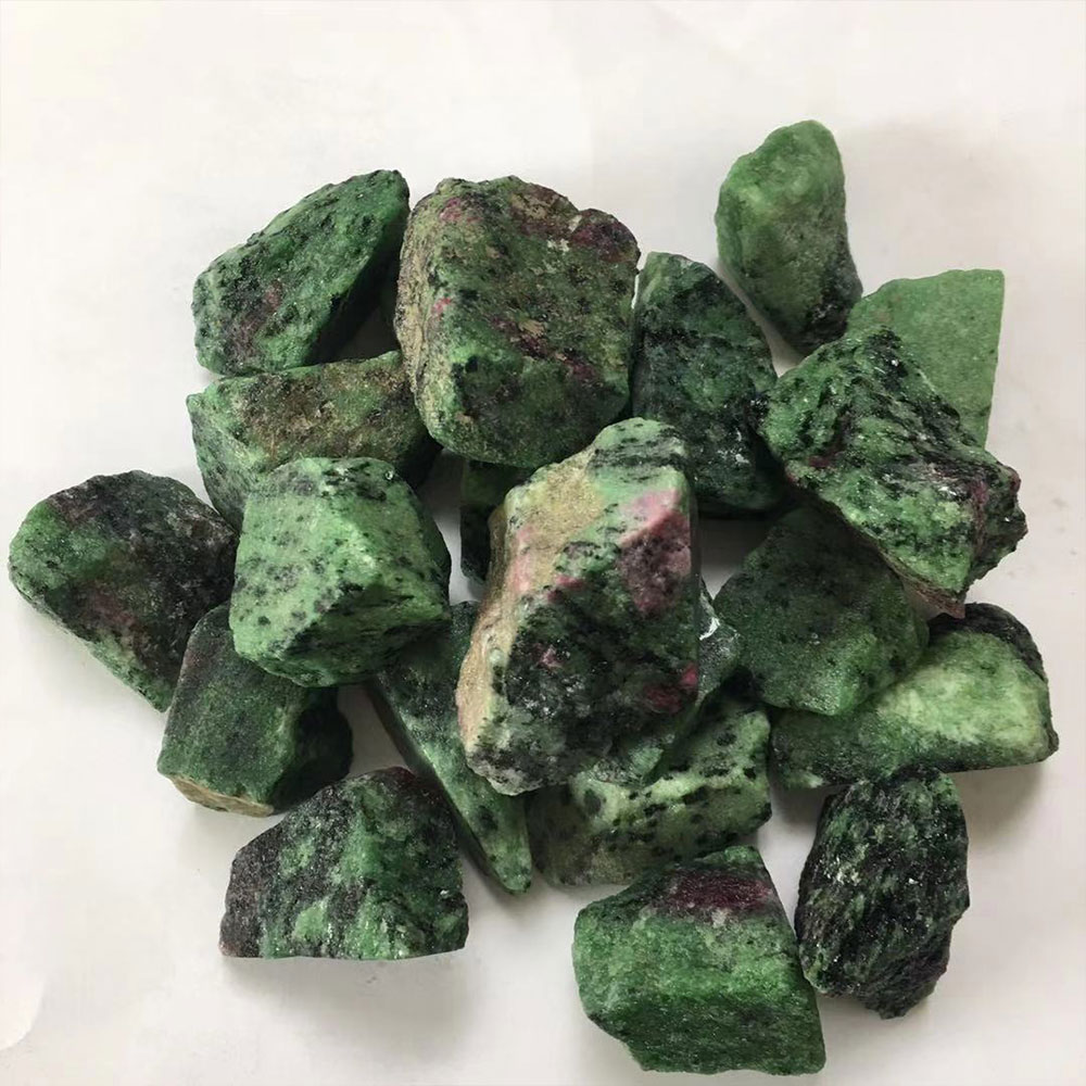 1pc Natural Red Green Zoisite  - Aquarium Plant Red ulasan dan harga