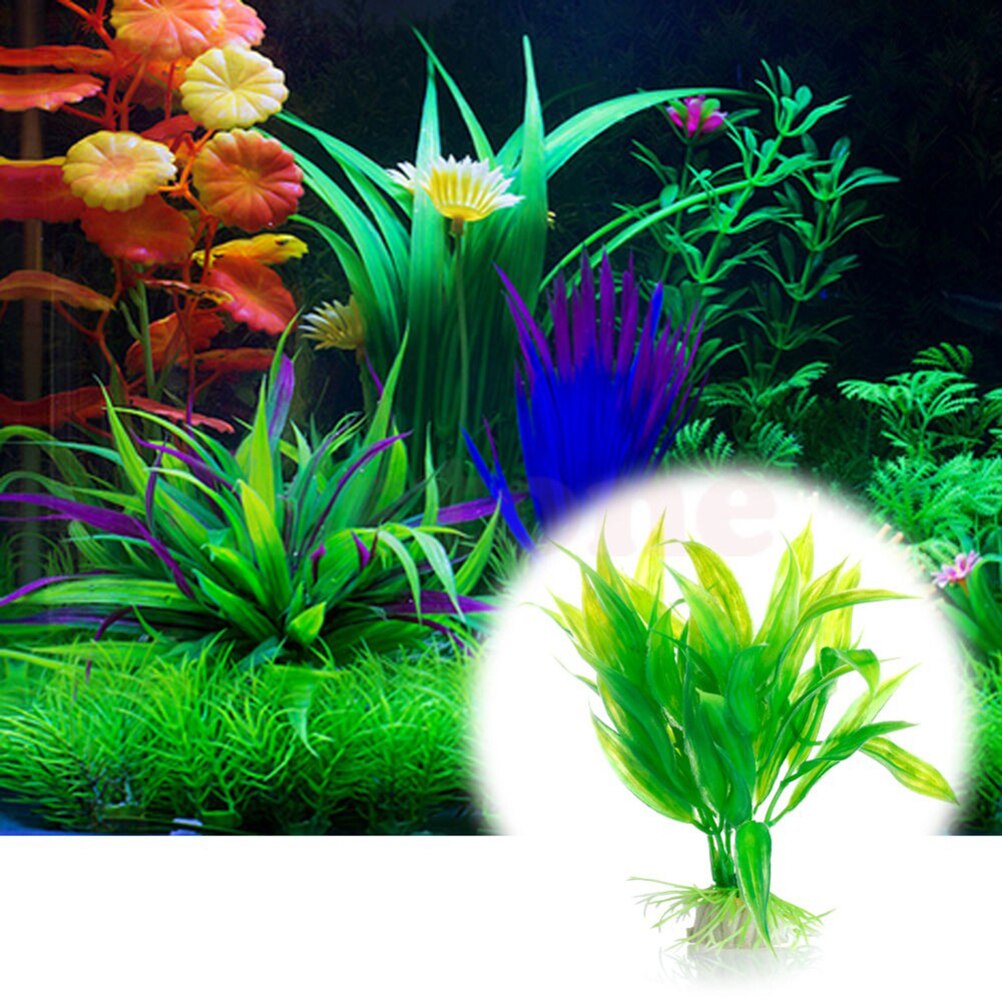 15cm Artificial Aquarium Decor - Aquarium Plant Live ulasan dan harga