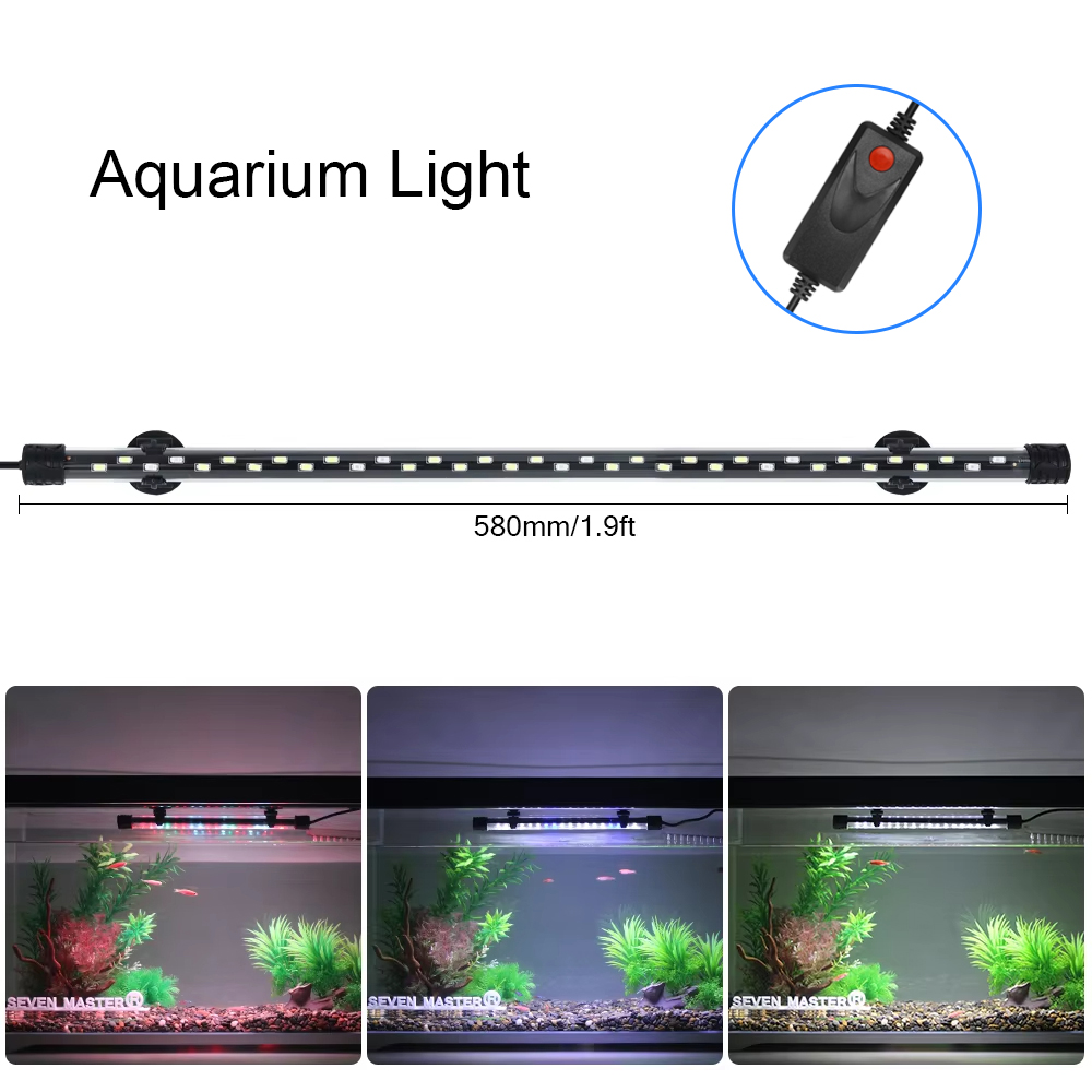 58CM  Aquarium Light LED Plant - Aquarium Plant Diseases ulasan dan harga