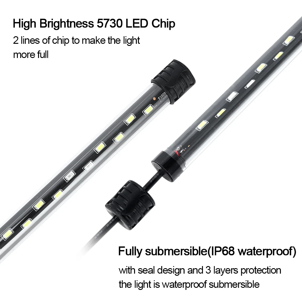 58CM  Aquarium Light LED Plant - Aquarium Plant Diseases ulasan dan harga