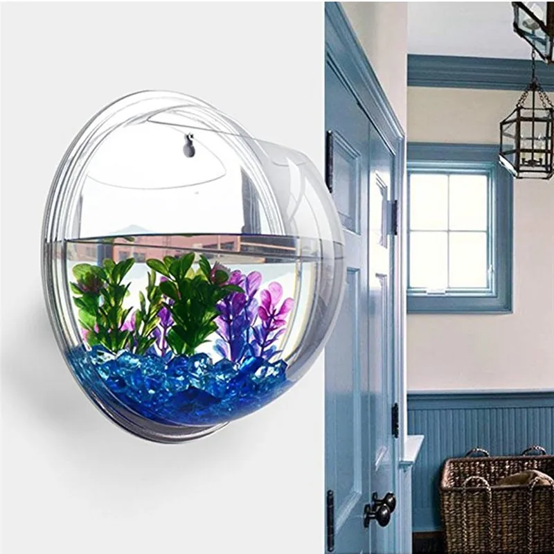 Transparent acrylic hanging wa - Planted Aquarium Mini ulasan dan harga