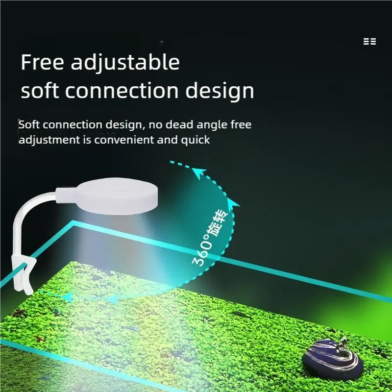 3W LED Clip-On Aquarium Light  - Aquarium Plant Growing ulasan dan harga