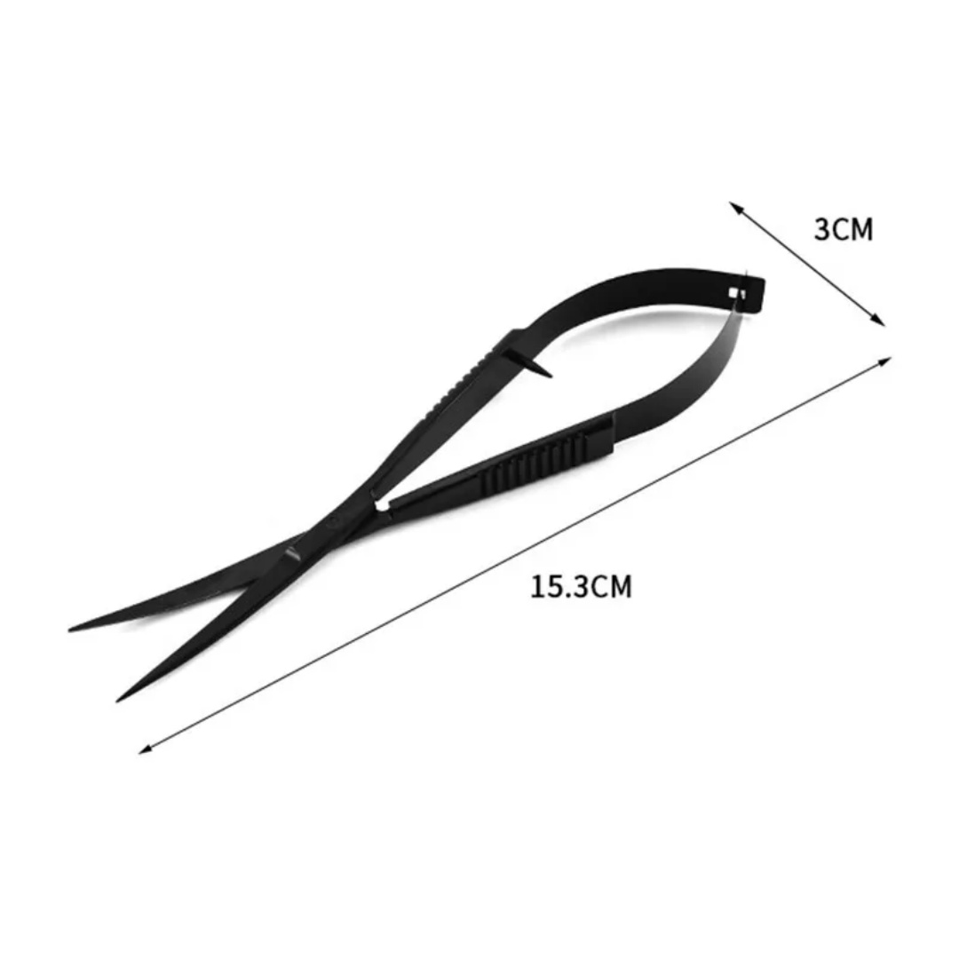 Curved Straight Spring Scissor - Planted Aquarium Maintenance Kit ulasan dan harga