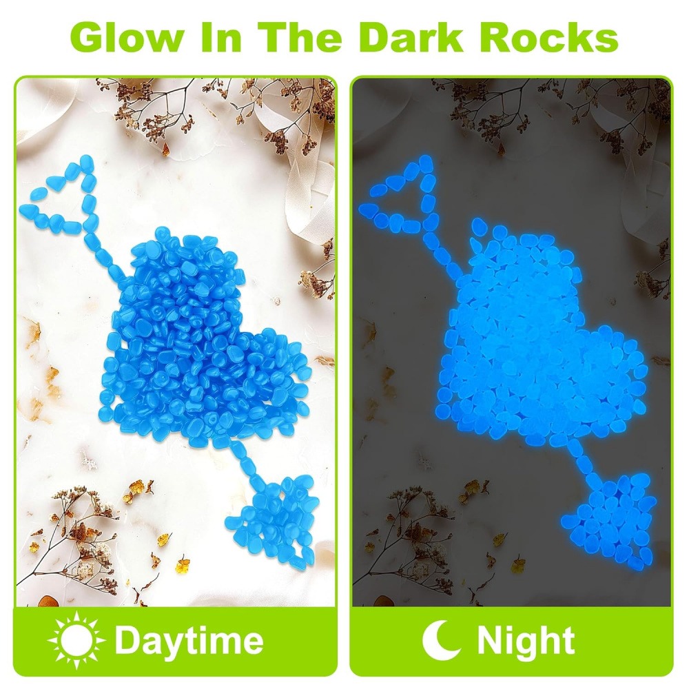 100 Pack Glow in The Dark Ston - Planted Aquarium Materials ulasan dan harga