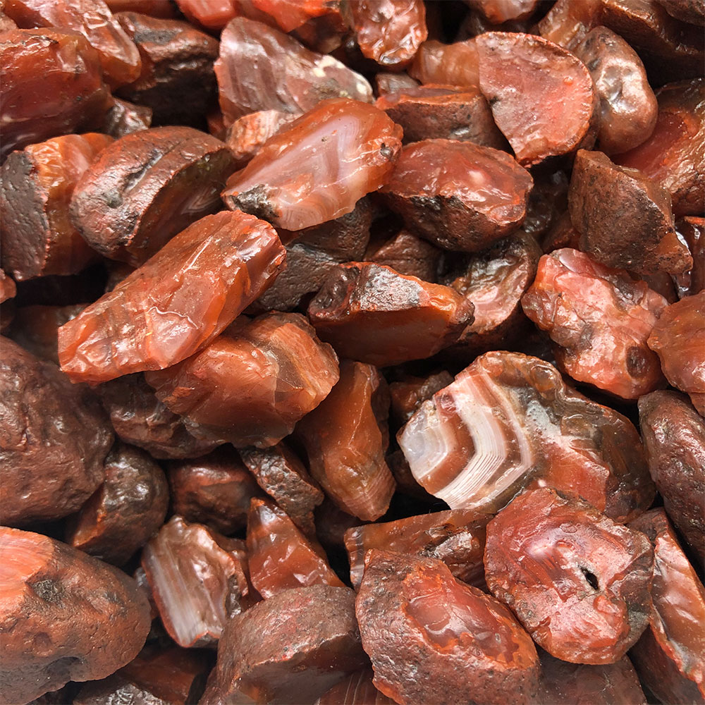 1pc Random Rough Raw Carnelian - Aquarium Plant Red ulasan dan harga