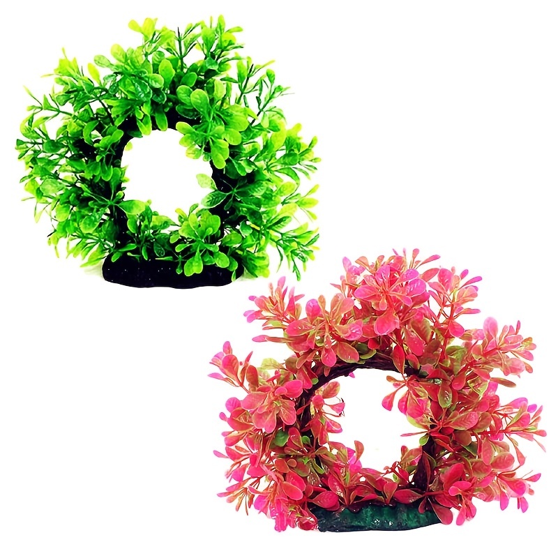 Underwater Wreath Artificial U - Aquarium Plant Diseases ulasan dan harga