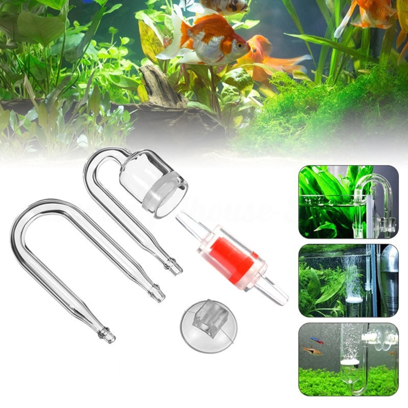 4pcs Set DIY CO2 Diffuser For  - Planted Aquarium Media ulasan dan harga