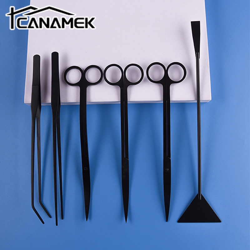 4/5/6PCS Stainless Steel Aquar - Planted Aquarium Maintenance Kit ulasan dan harga