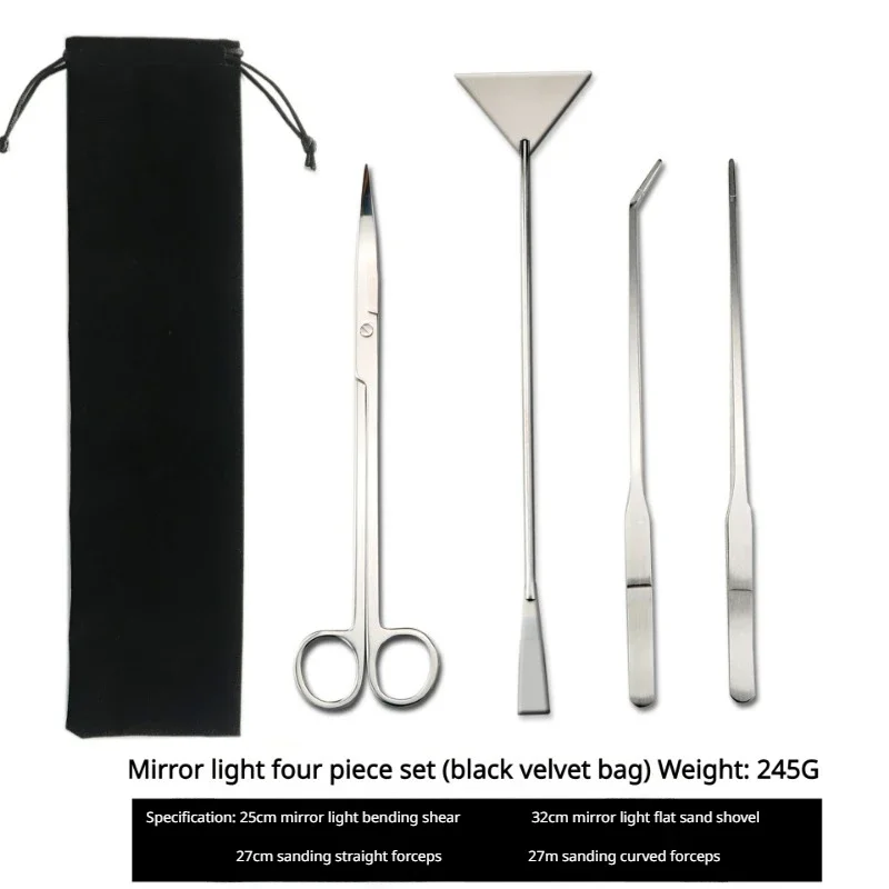 Water Grass Scissors Set Four  - Planted Aquarium Maintenance Kit ulasan dan harga